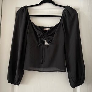 Black A&F blouse. Size XS.